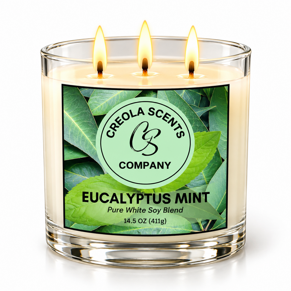 Eucalyptus Mint Scented Candle – A Breath of Fresh Air!
