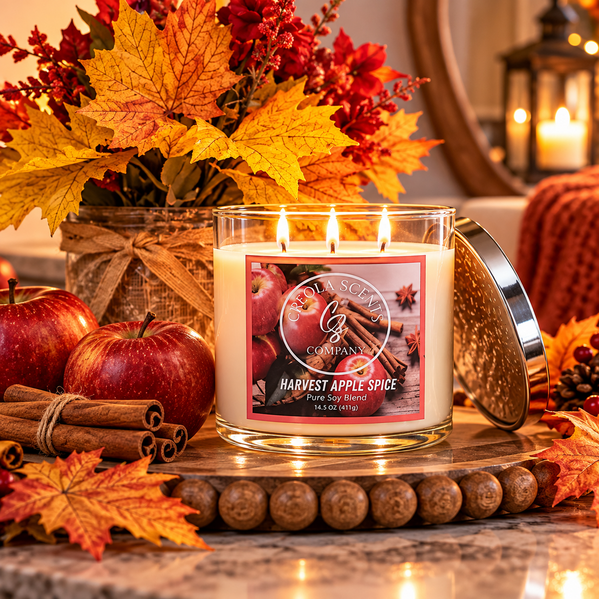Harvest Apple Spice Scented Candle