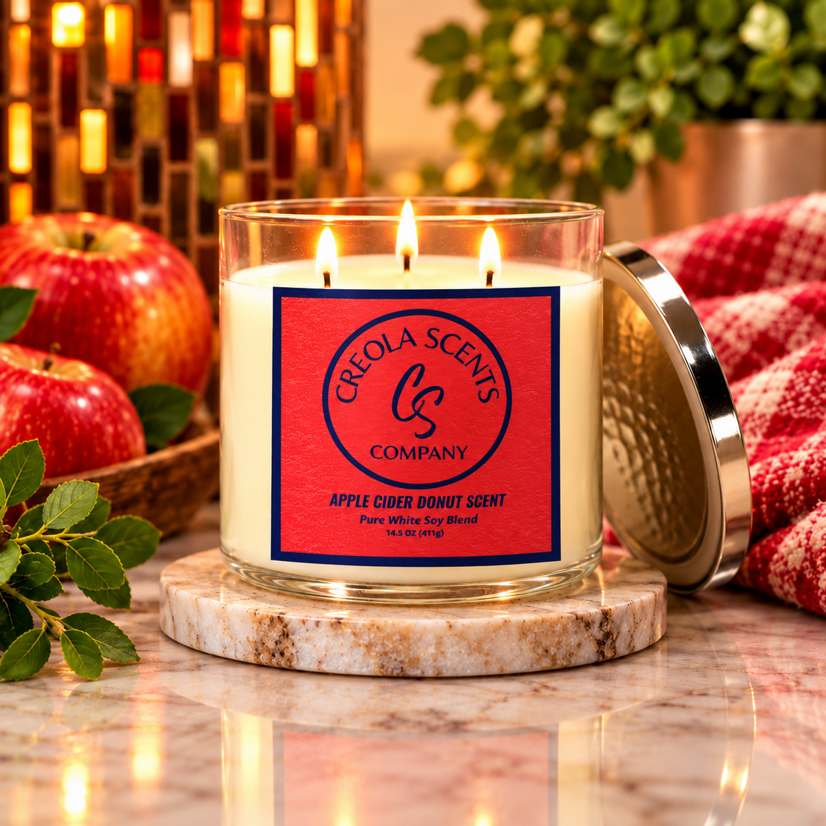 Apple Cider Donut Scented Candle