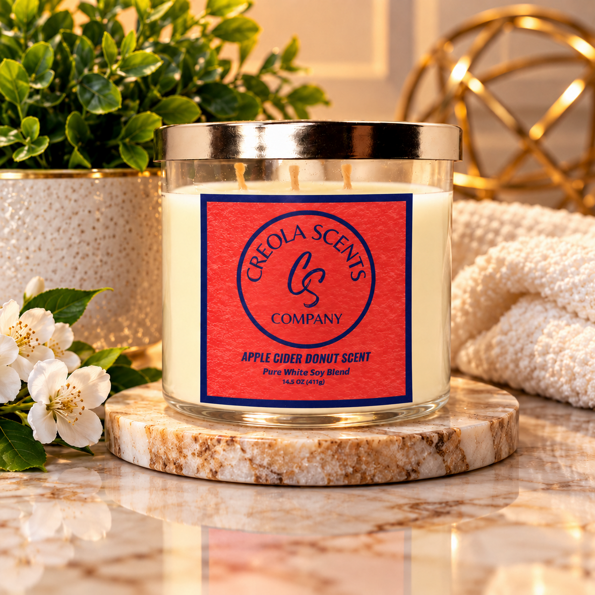 Apple Cider Donut Scented Candle